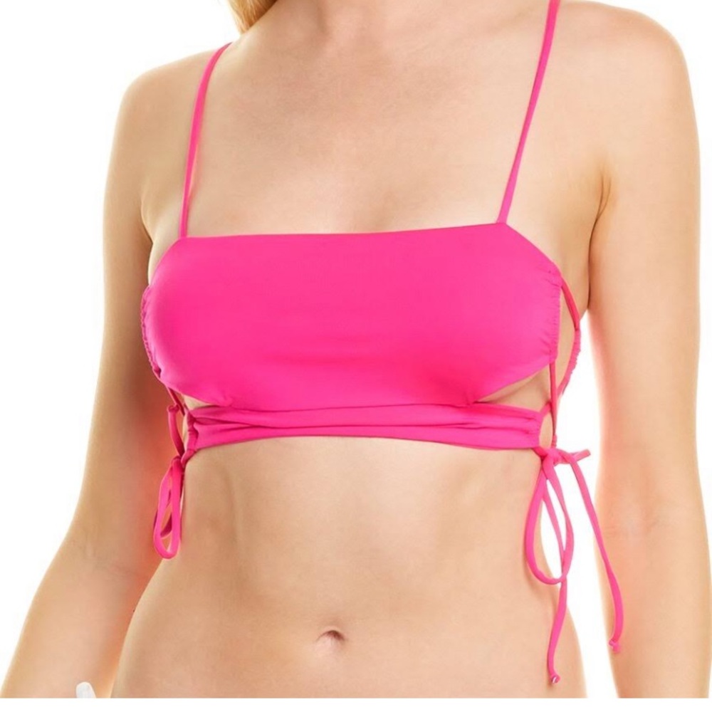 Cute hot pink Frankie’s bikinis top